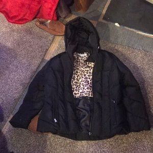 Black Calvin Klein puffer jacket women’s xl